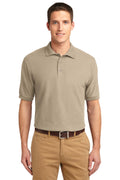 Unisex Silk Touch Polo - Stone
