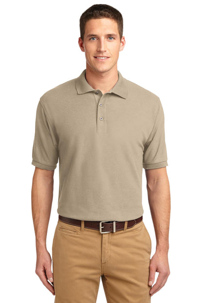 Unisex Silk Touch Polo - Stone