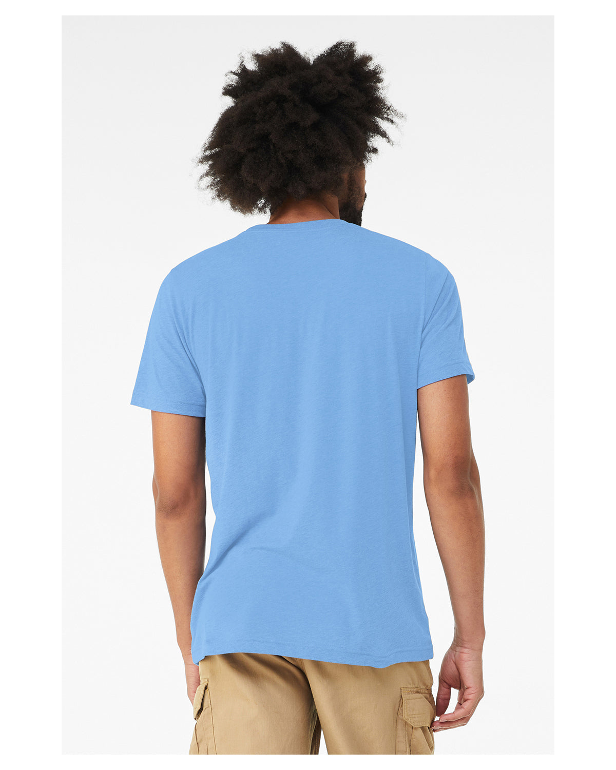 Unisex Triblend T-Shirt - Solid Carolina Blue Triblend