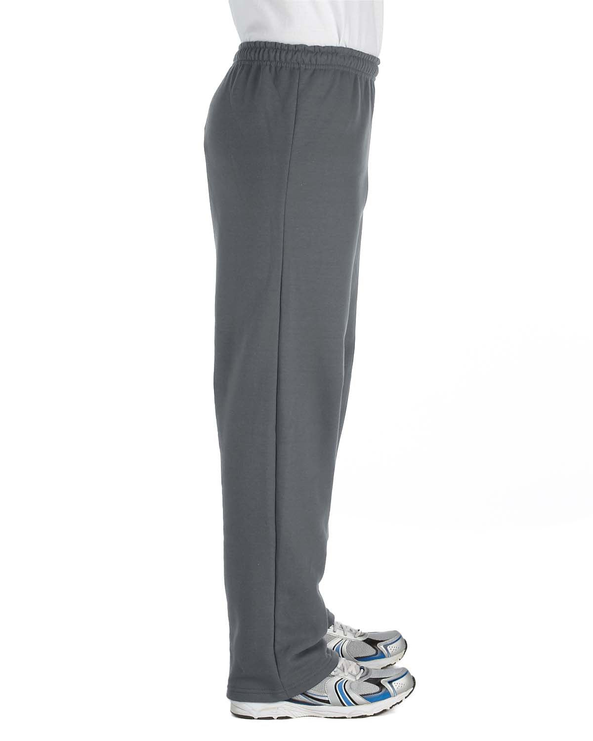 Unisex Heavy Blend™  50/50 Open-Bottom Sweatpants - Charcoal