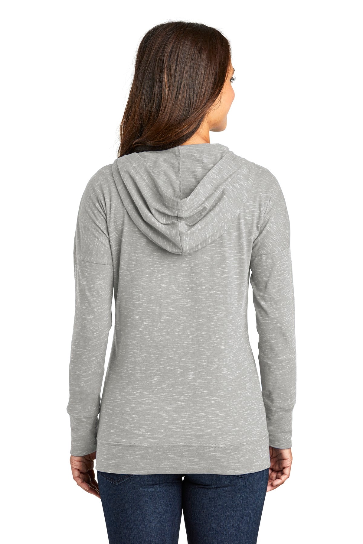 Women's Medal Full-Zip Hoodie - Light Gray