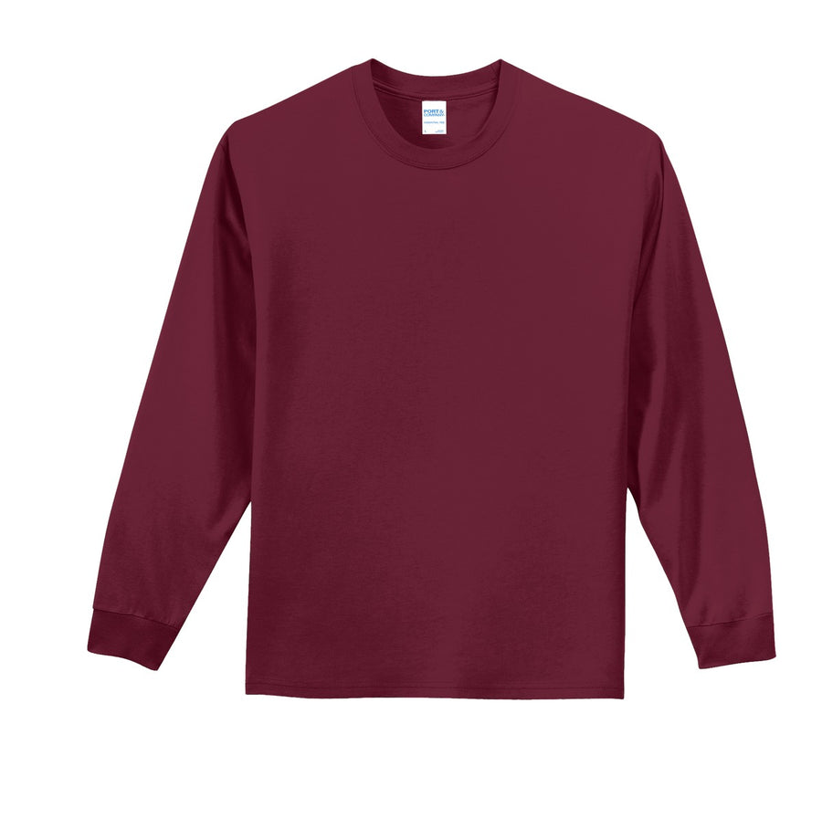Unisex Long Sleeve Essential Tee - Cardinal
