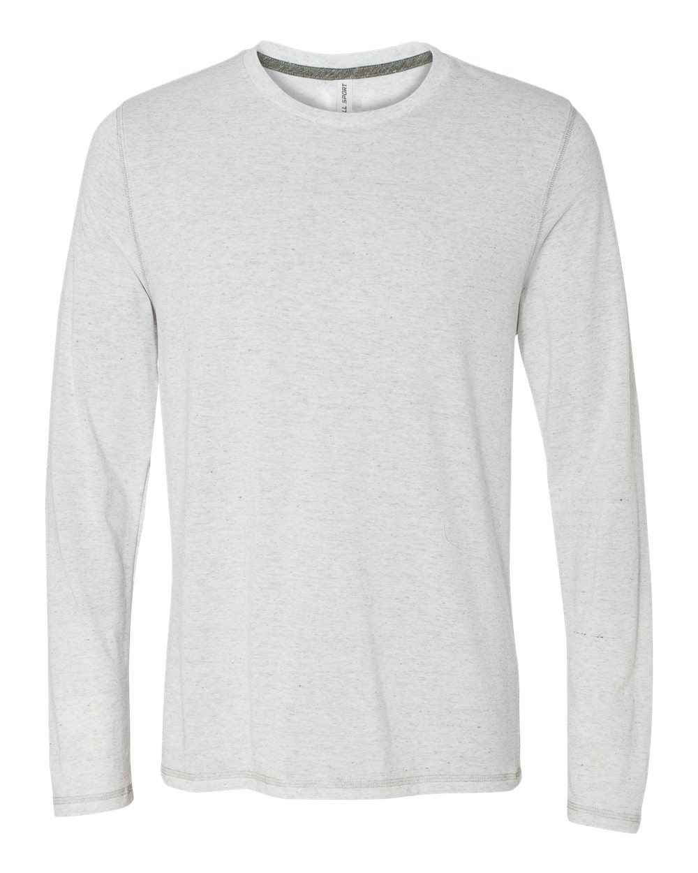 Long Sleeve Triblend T-Shirt - White Heather Triblend