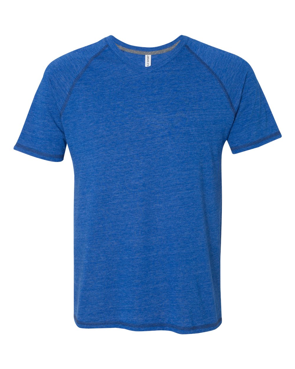 Triblend V-Neck T-Shirt - Royal Heather Triblend