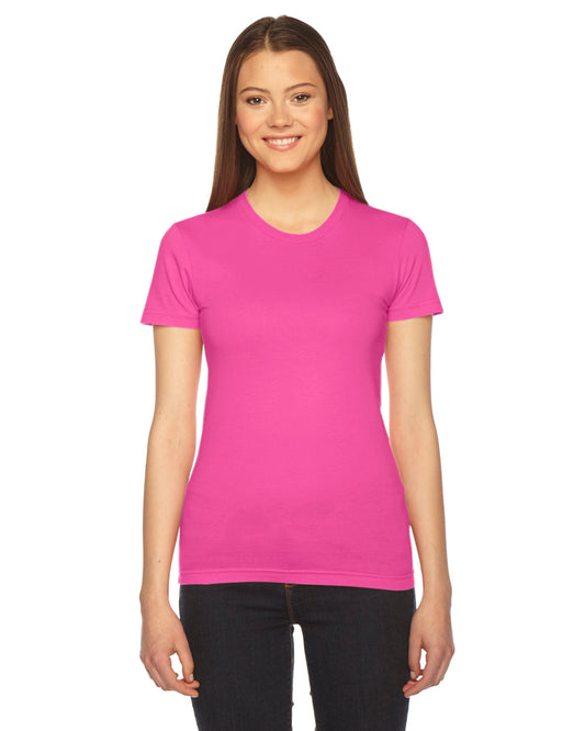 Women's Fine Jersey Short-Sleeve T-Shirt - Fuchsia