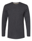 LAT 6918 - Forward Shoulder Long Sleeve Fine Jersey Tee - Vintage Smoke / Natural