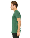 Unisex Heather CVC T-Shirt - Heather Grass Green