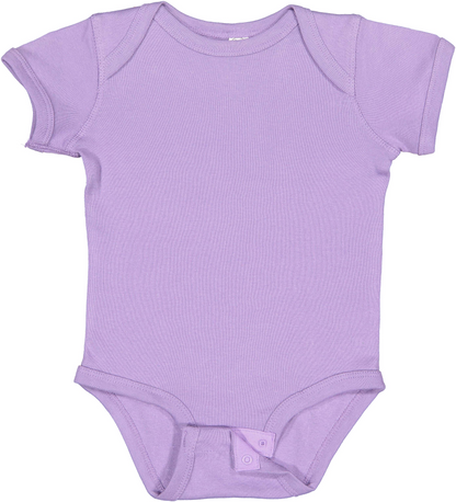 Infant Baby Rib Bodysuit - Lavender
