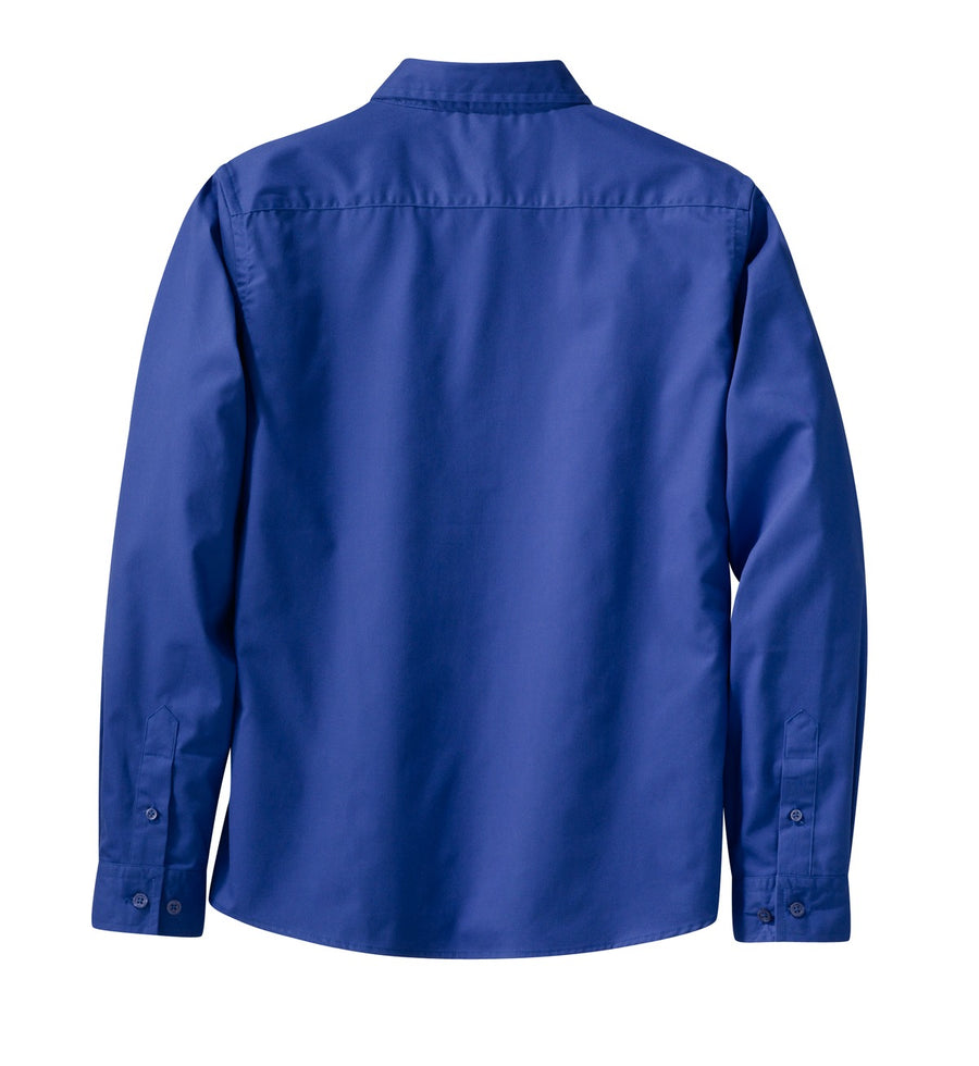 Women's Long Sleeve Easy Care Shirt - Royal / Cl Navy