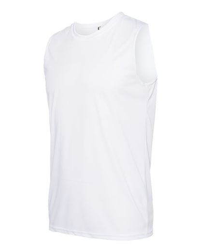 Sleeveless T-Shirt - White