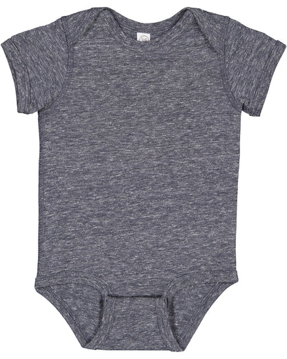 Infant Harborside Melange Bodysuit - Navy Melange