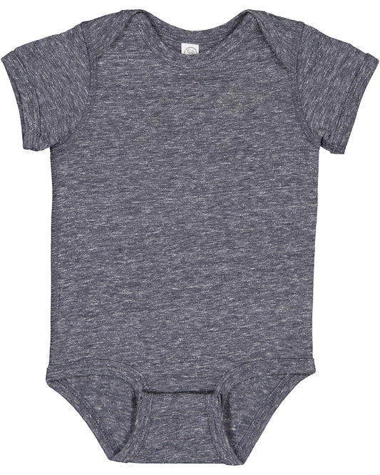 Infant Harborside Melange Bodysuit - Navy Melange