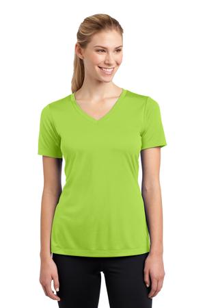Women's PosiCharge Competitor V-Neck Tee - Lime Shock