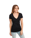 Women's CVC Deep V - Black