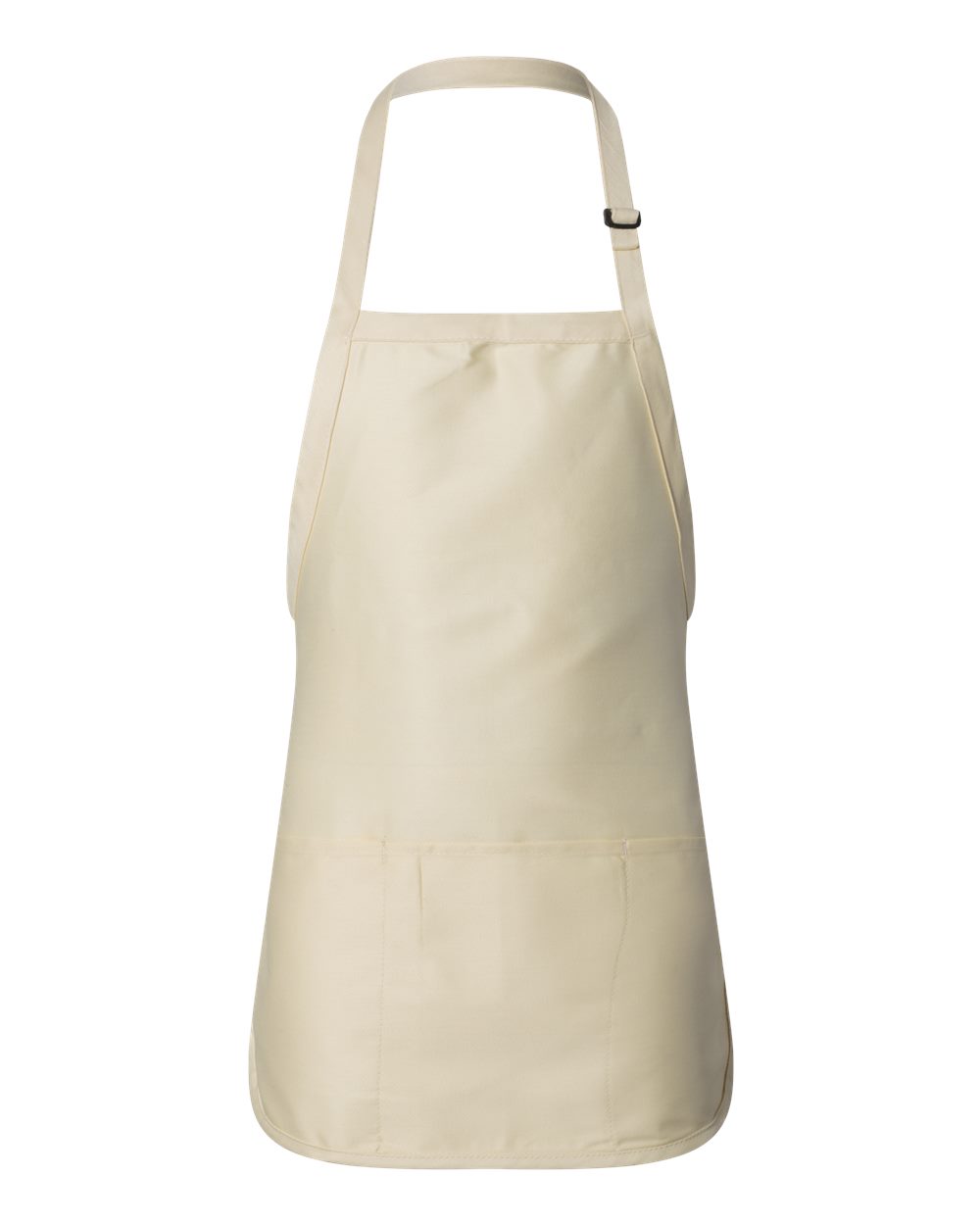 Full-Length Apron with Pouch Pocket - Natural