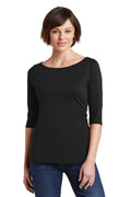 Women's Perfect Weight 3/4-Sleeve Tee - Jet Black