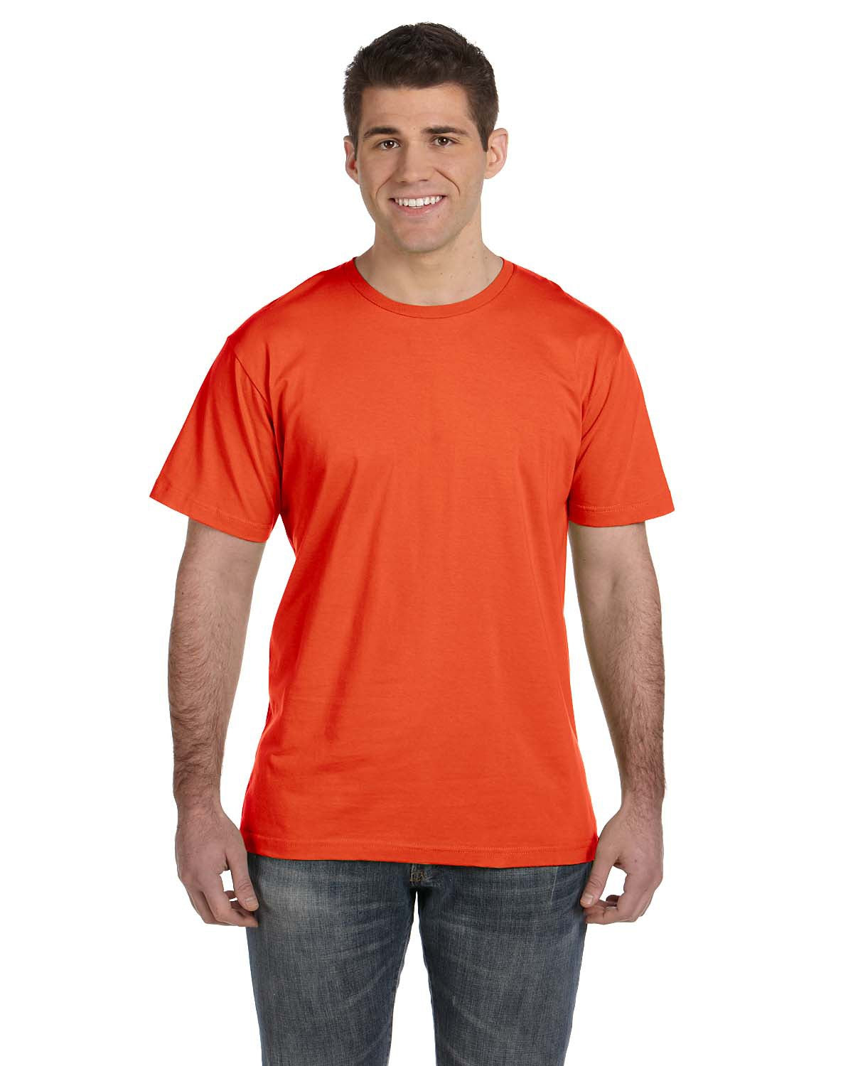 Unisex Fine Jersey T-Shirt - Orange