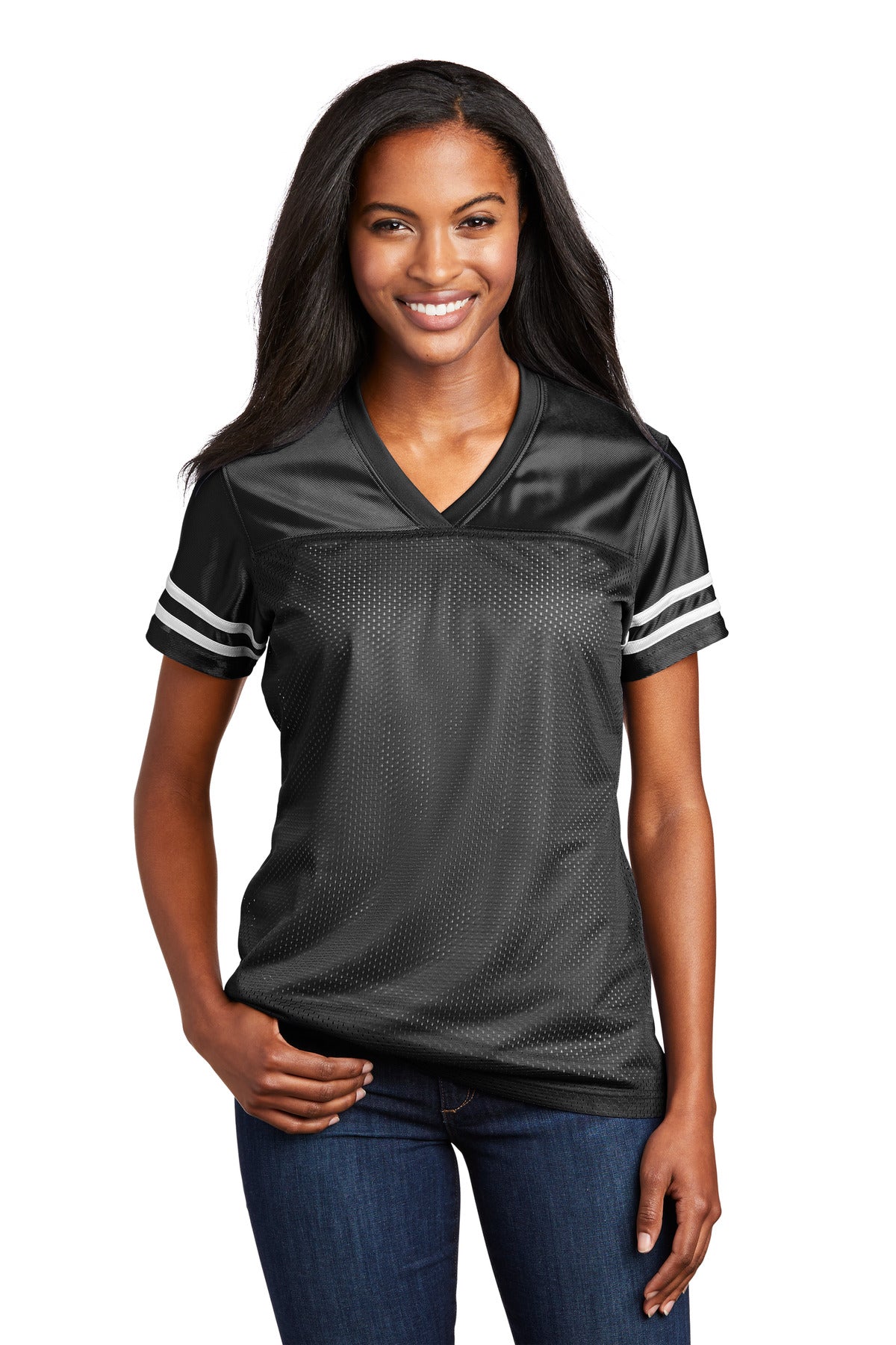 Women's PosiCharge Replica Jersey - Black / White