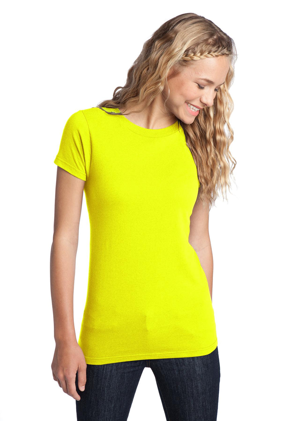 Women's Fitted The Concert Tee - Neon Yellow