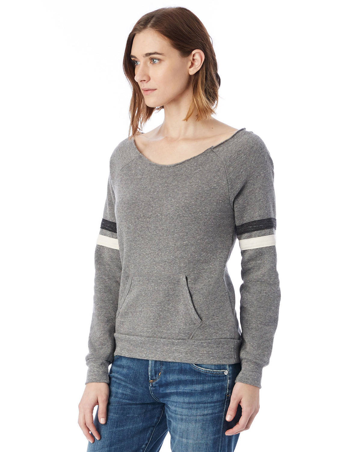 Women's Maniac Eco-Fleece Sport Sweatshirt - Eco Gray