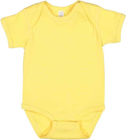 Infant Baby Rib Bodysuit - Butter