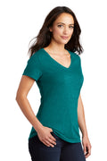 Women's Perfect Tri V-Neck Tee - Heather Teal