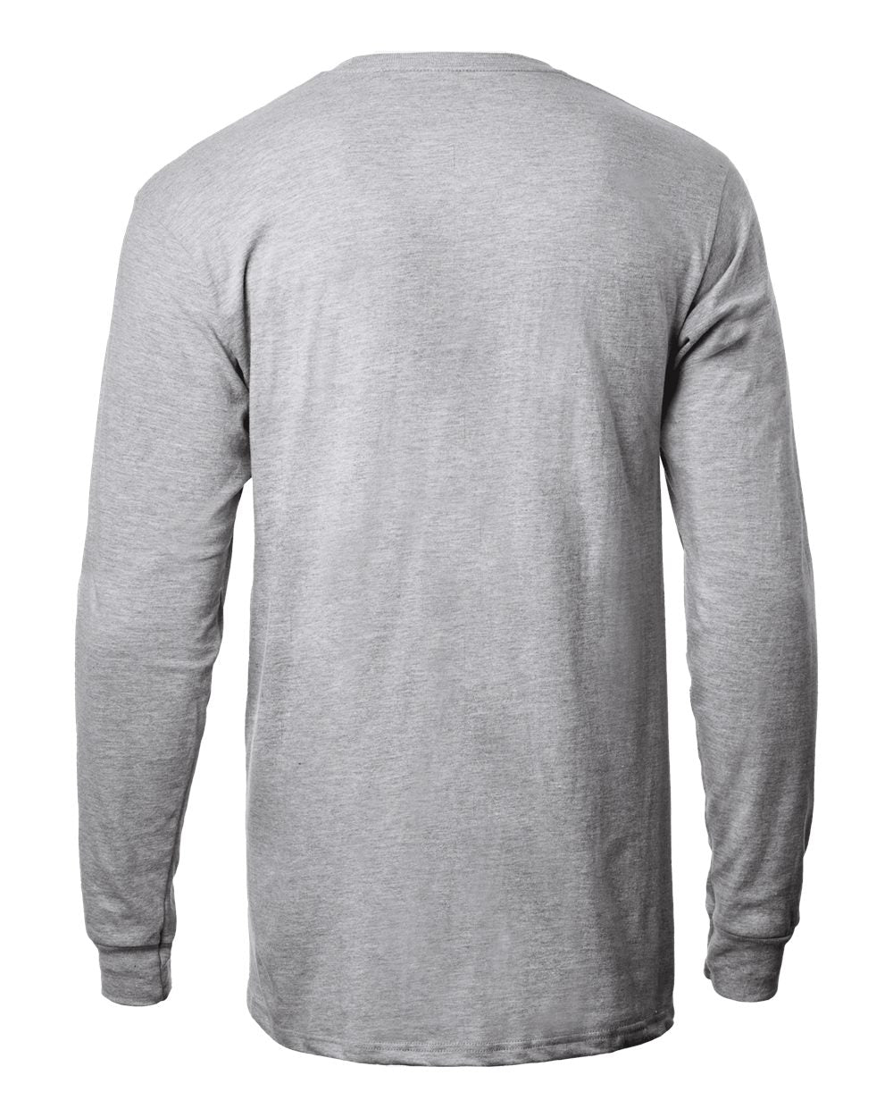 Unisex Heavyweight Long Sleeve Tee - Heather Grey