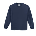 Unisex Long Sleeve Essential Tee - Navy