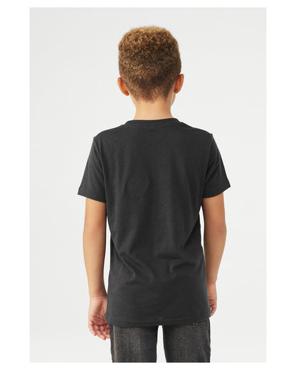 Youth Triblend Short-Sleeve T-Shirt - Solid Dark Gray Triblend