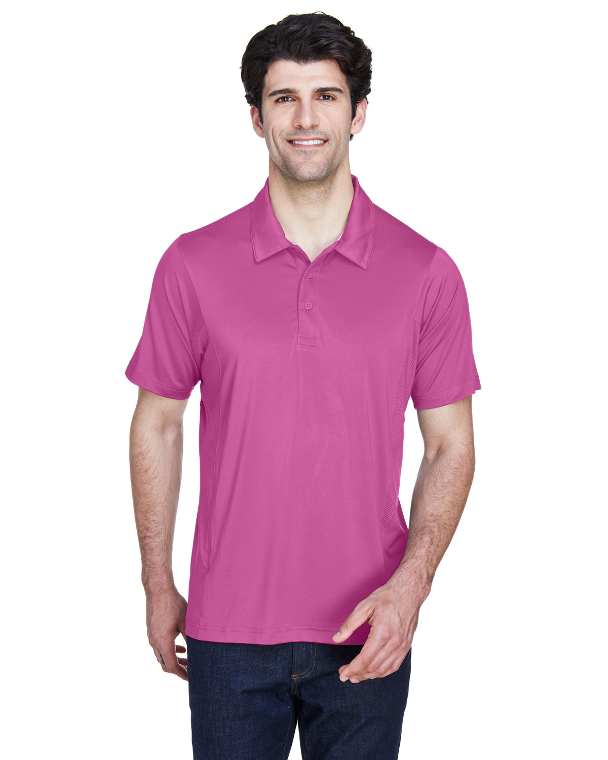 Men's Charger Performance Polo - Sport Charity Pink