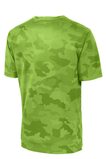 Unisex CamoHex Tee - Lime Shock