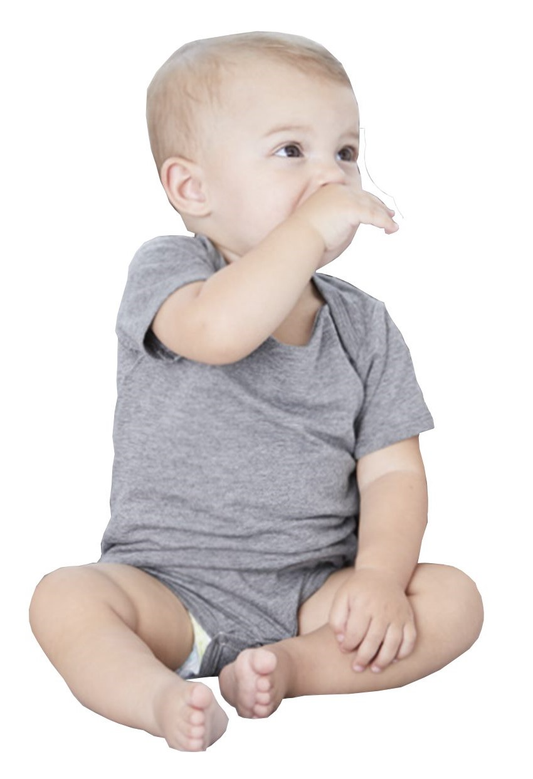 Infant Triblend Short-Sleeve One-Piece - Gray Triblend