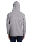 Unisex Light Terry Hoodie - Heather Graphite
