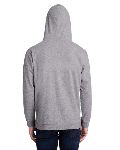 Unisex Light Terry Hoodie - Heather Graphite