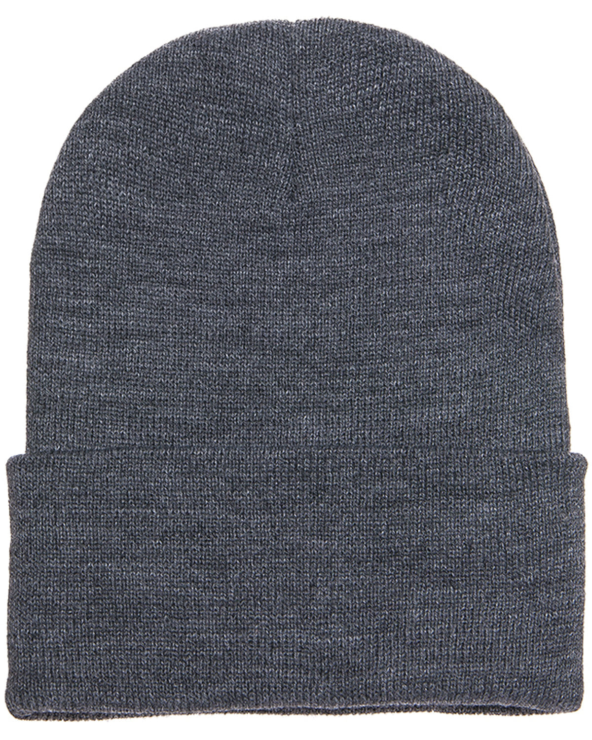 Unisex Cuffed Knit Beanie - Dark Gray