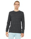 Bella + Canvas 3501 - Unisex Jersey Long-Sleeve T-Shirt - Charcoal Black Slub