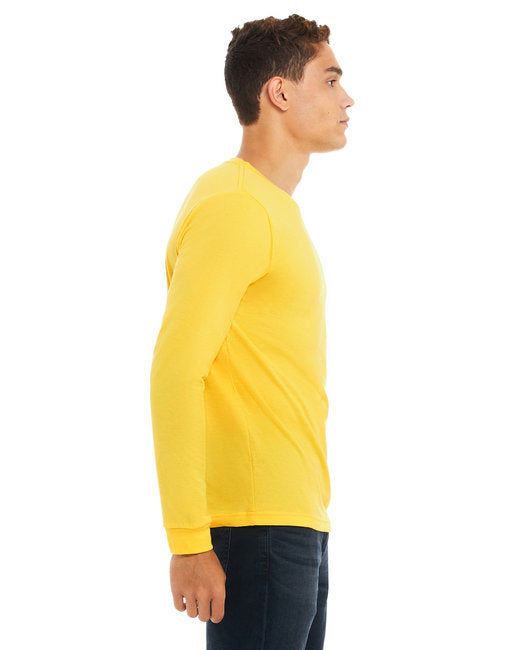 Unisex Jersey Long-Sleeve T-Shirt - Heather Yellow Gold