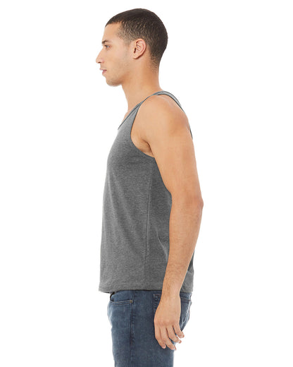 Unisex Heather CVC Tank - Heather Deep