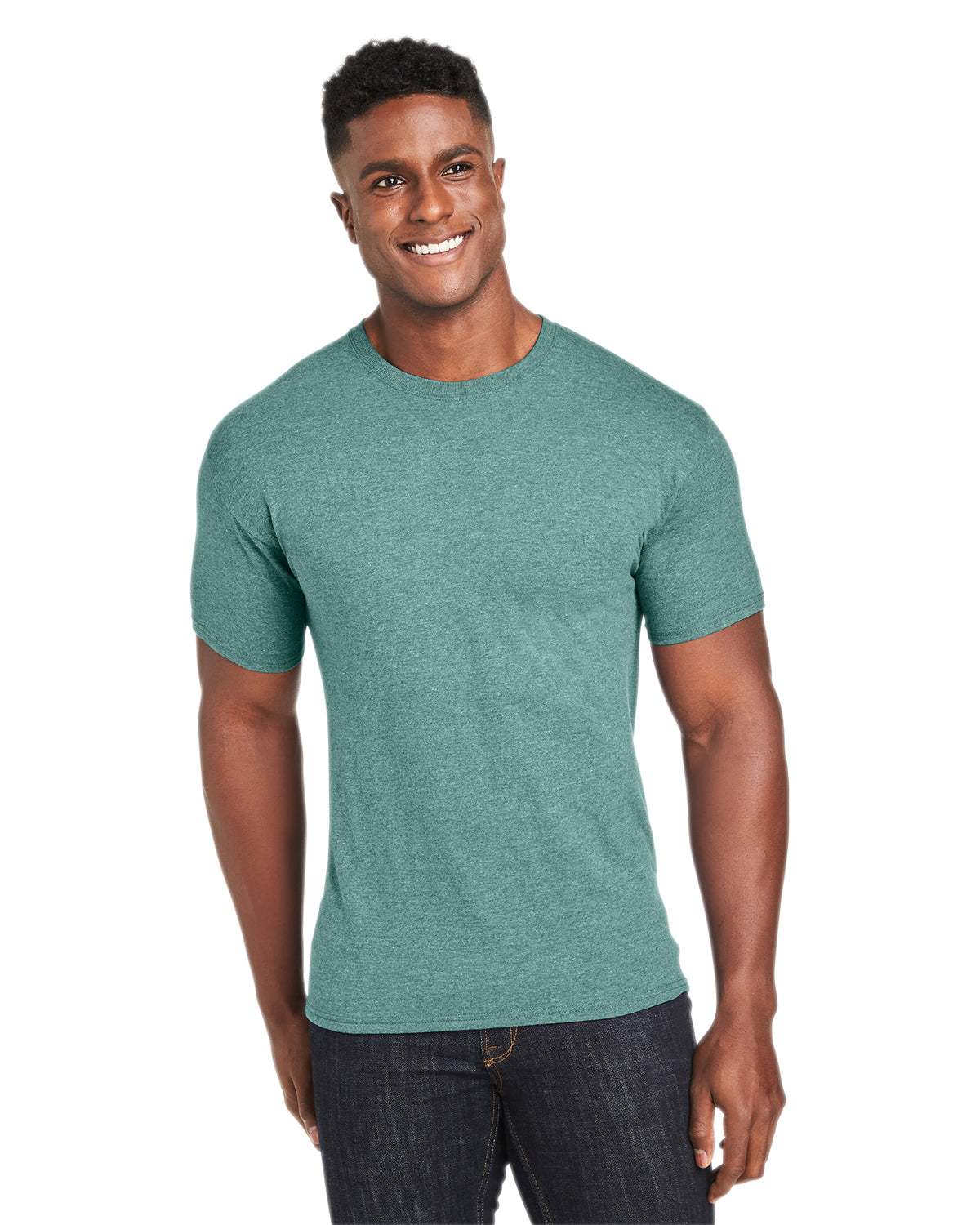 Perfect-T Triblend Short Sleeve Tee - Green Clay Hthr