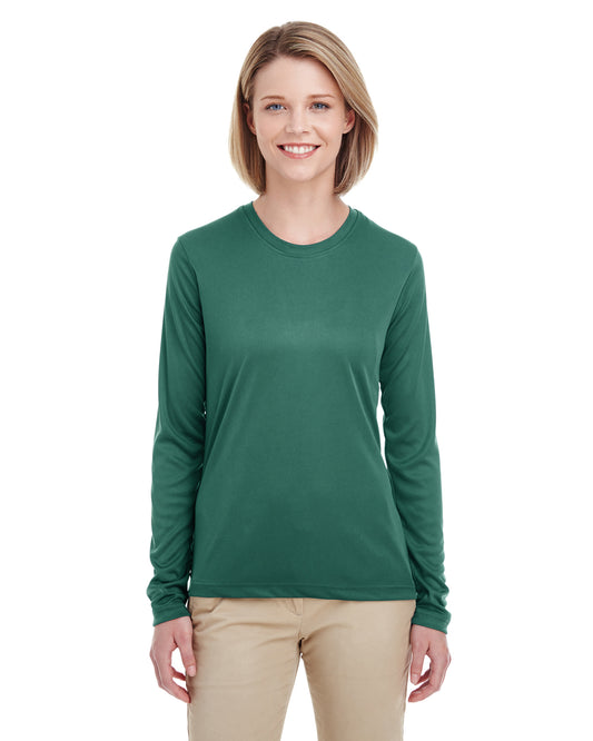 Women's Cool & Dry Performance Long-Sleeve Top - Forest Green