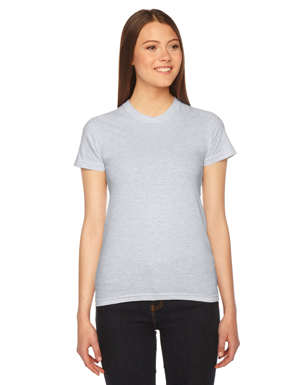 Women's Fine Jersey Short-Sleeve T-Shirt - Ash Gray