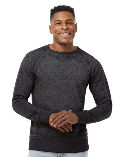 Unisex Vintage Zen Crewneck Sweatshirt - Twisted Black