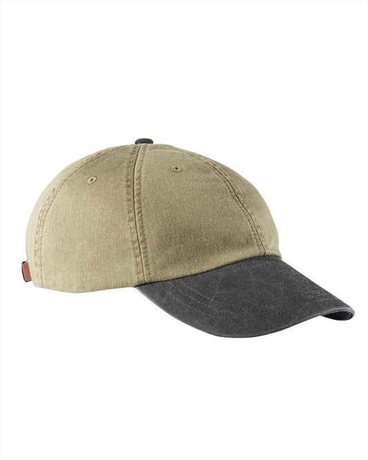Optimum Pigment Dyed-Cap - Khaki / Black
