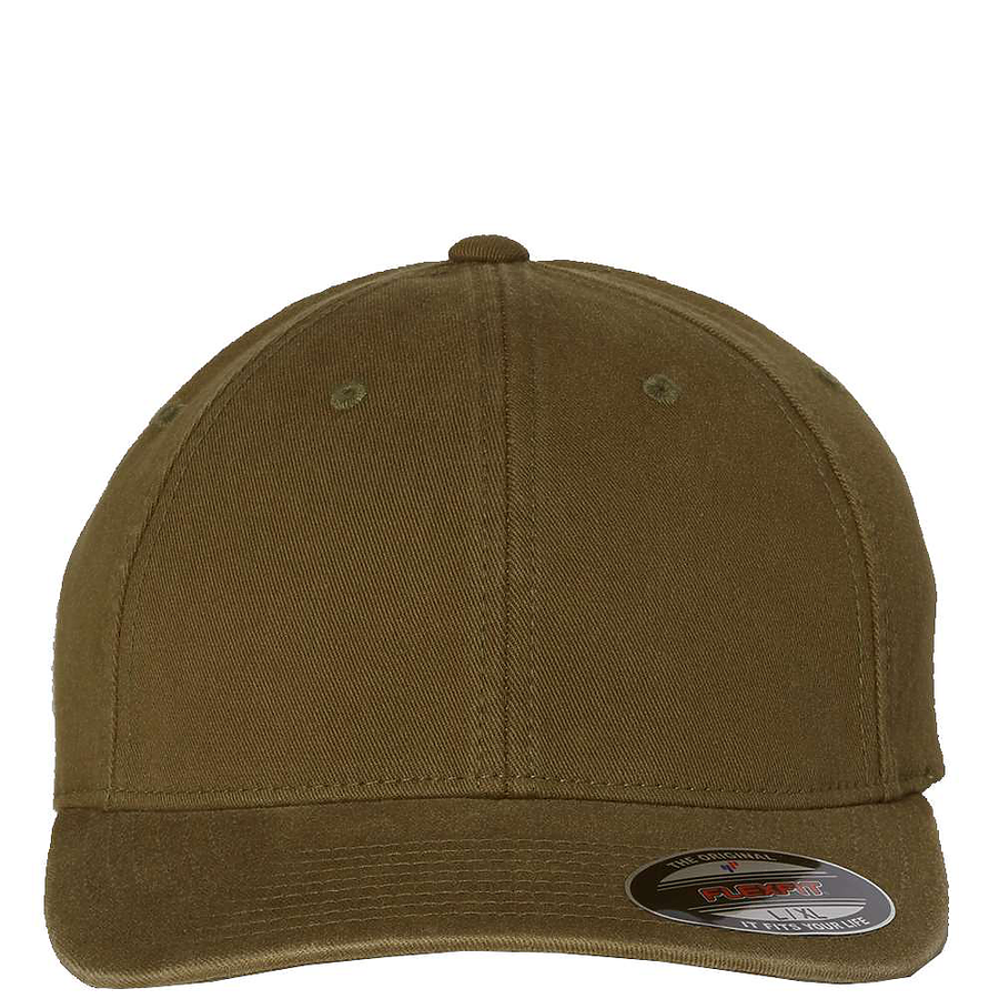 Unisex Garment-Washed Cotton Cap - Loden