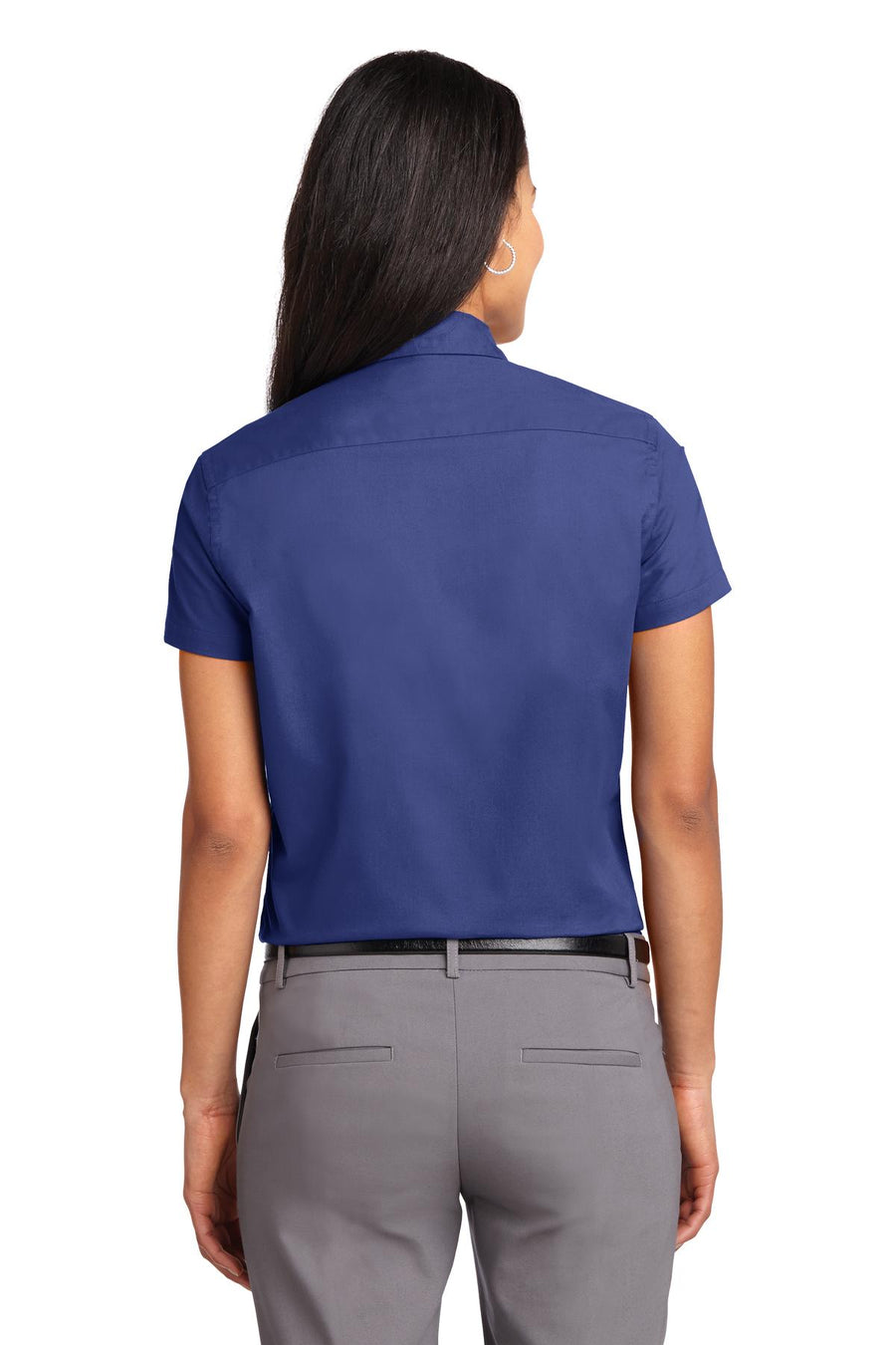 Women's Short Sleeve Easy Care Shirt - Mediter Blue