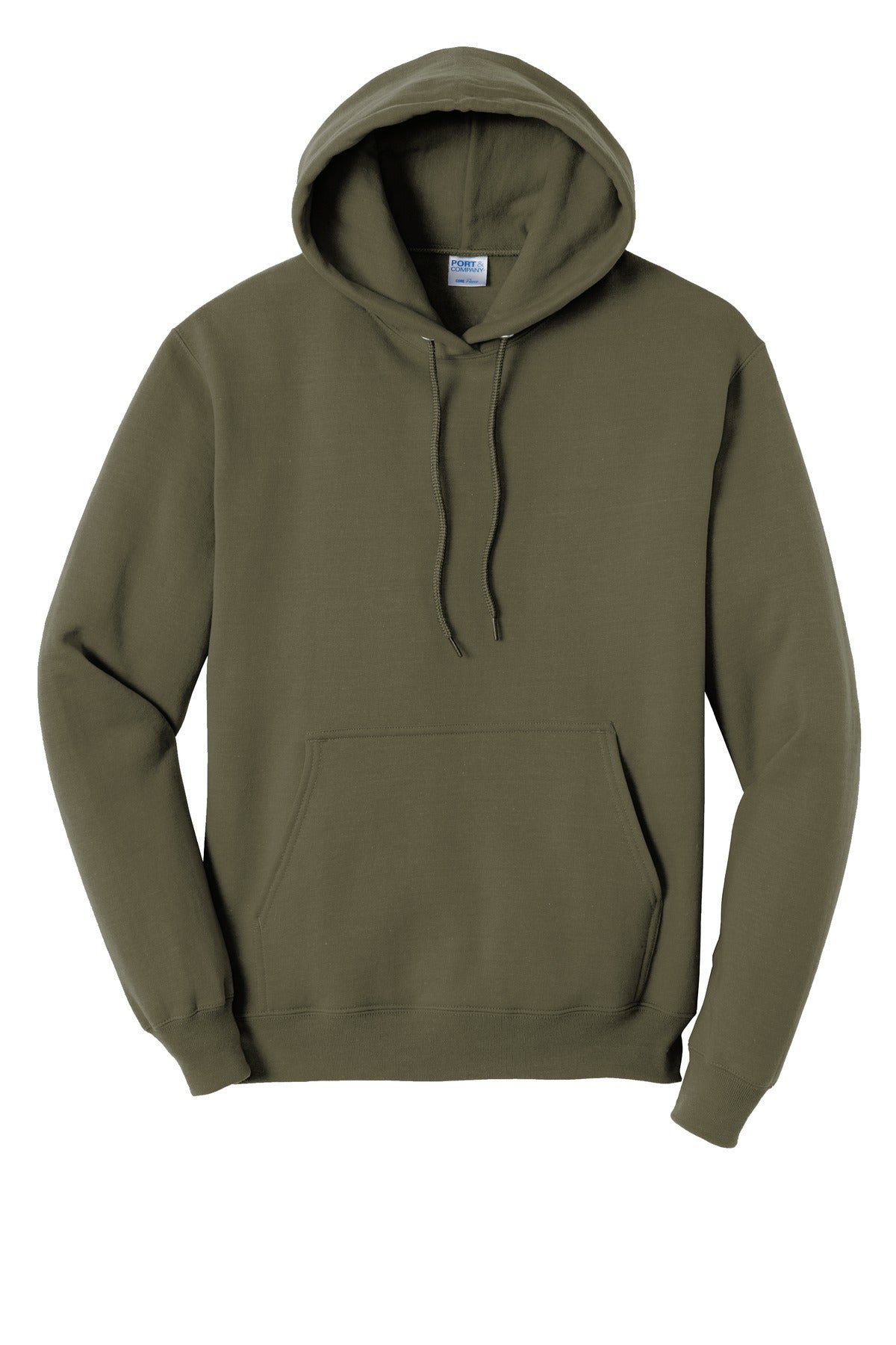 Unisex Core Fleece Pullover Hoodie - Olive Drab Green