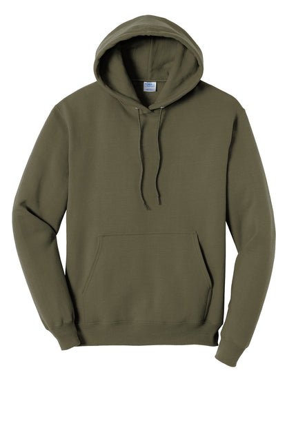 Unisex Core Fleece Pullover Hoodie - Olive Drab Green