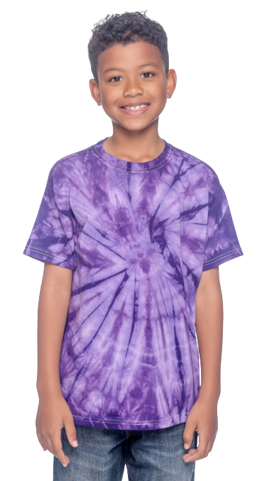 Youth 100% Cotton Spider T-Shirt - Spider Purple