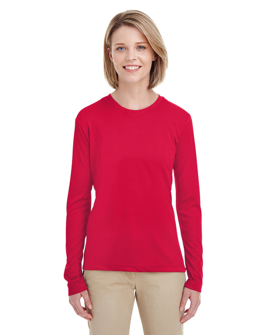 Women's Cool & Dry Performance Long-Sleeve Top - Red