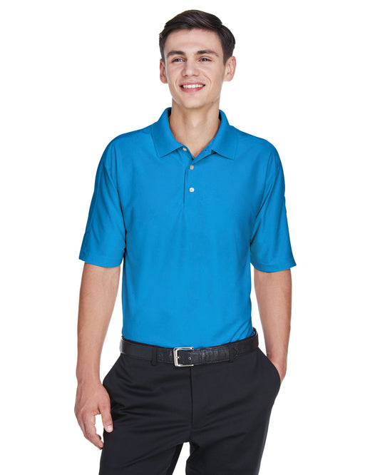 Men's Cool & Dry Elite Performance Polo - Pacific Blue